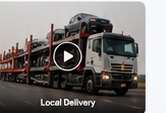Local vehicle delivery after clearing