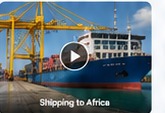 Vehicle shipping to Africa